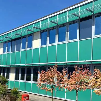 curtain walling, window and door installations in education and schools