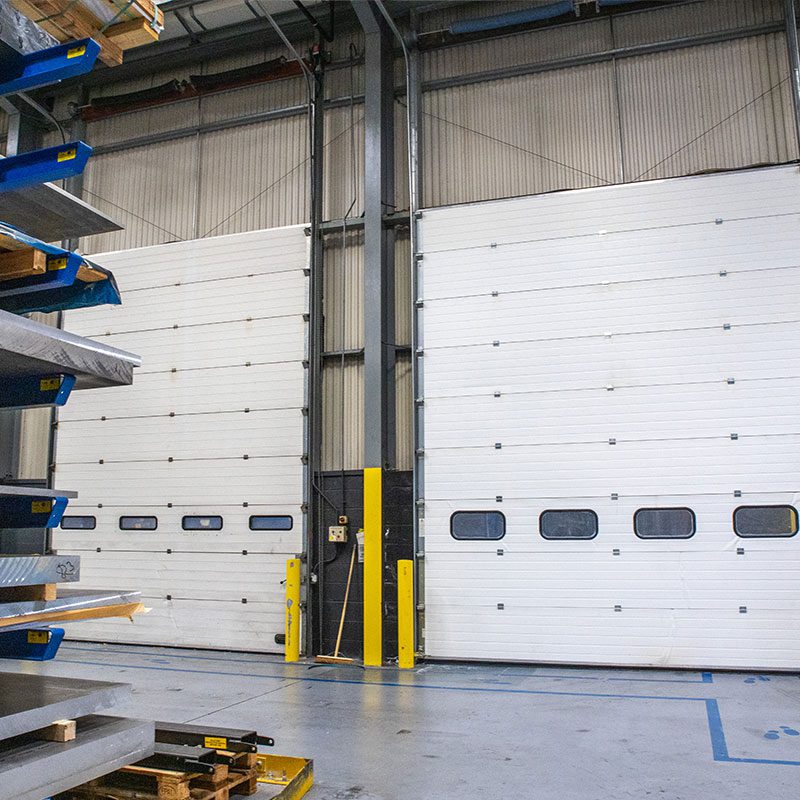 High speed shutters in the warehouse