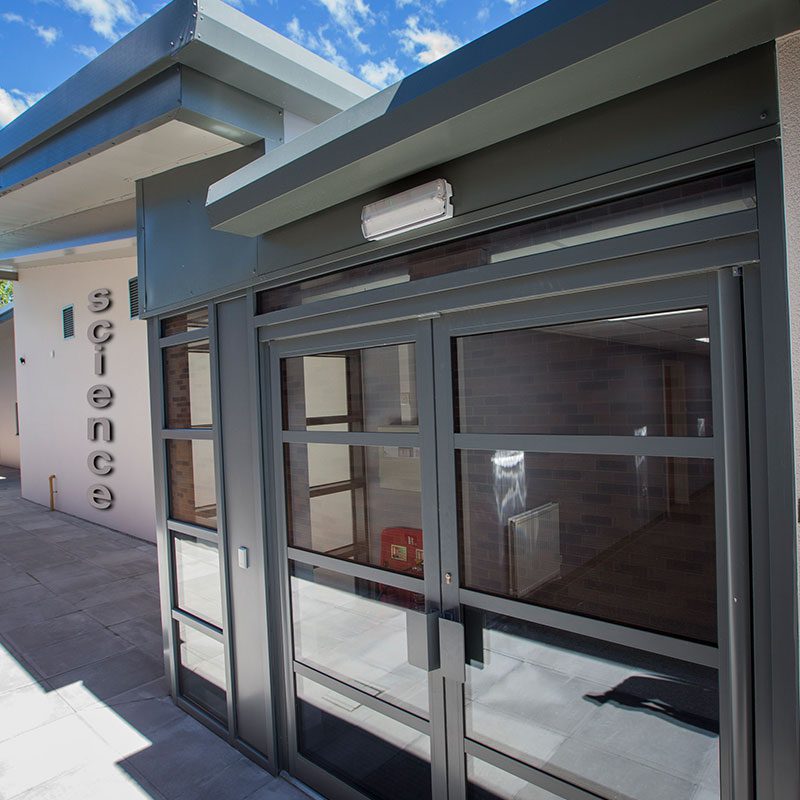 manual2 automatic swing door installalation