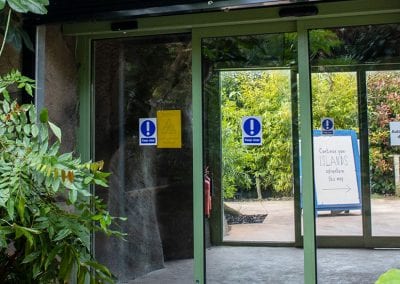 chester zoo sliding automatic doors