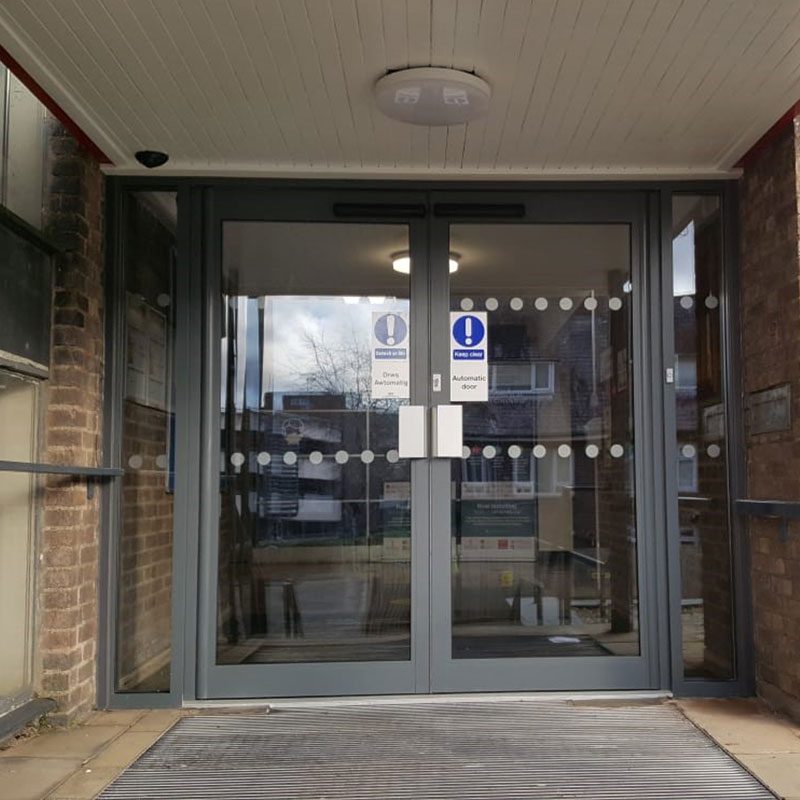 automatic swing doors system