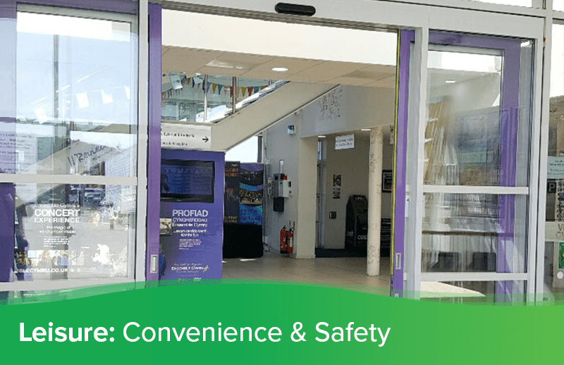 Automatic Doors In Leisure Industry