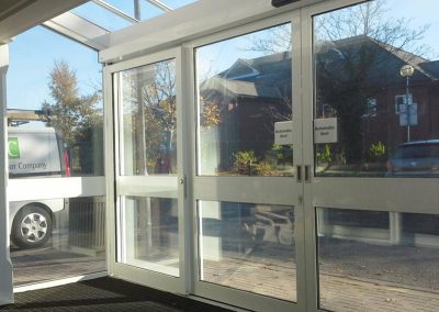 automatic slide doors in local hospital for easy access