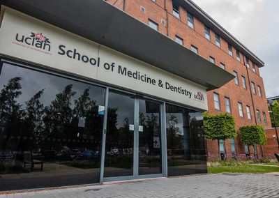 educational spaces and automatic doors