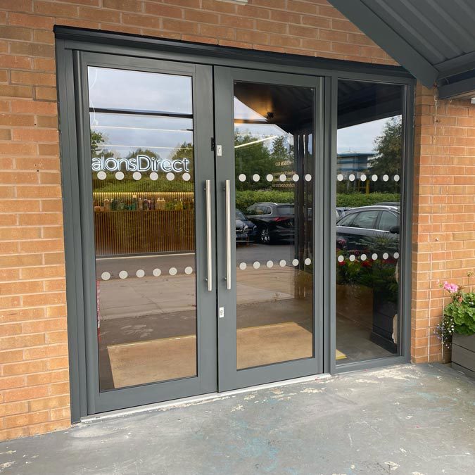 internal automatic swing door for easy access