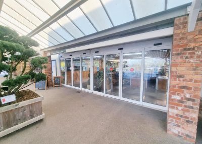 Automatic sliding door installation
