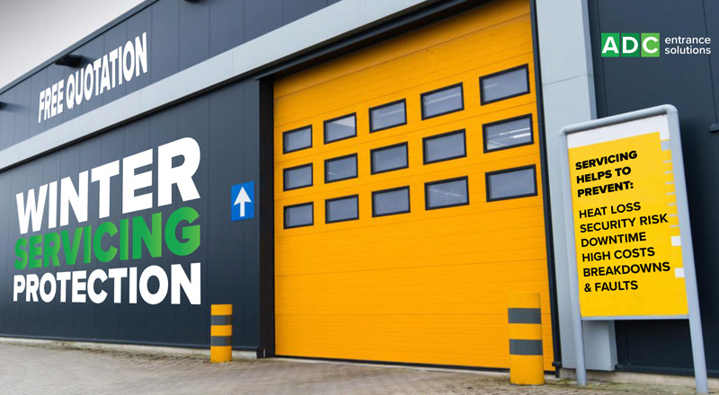 industrial door winter servicing