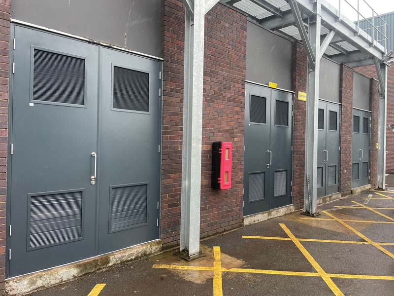 Bentley Motors steel door installation