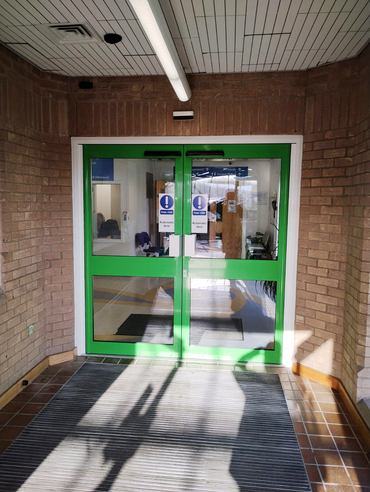 clifton hospital automated door installation