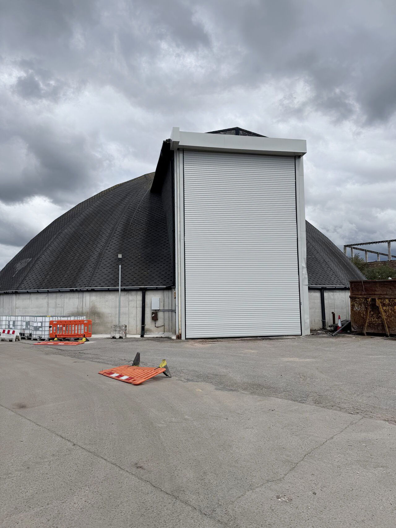 large roller shutter installation large roller shutter installation