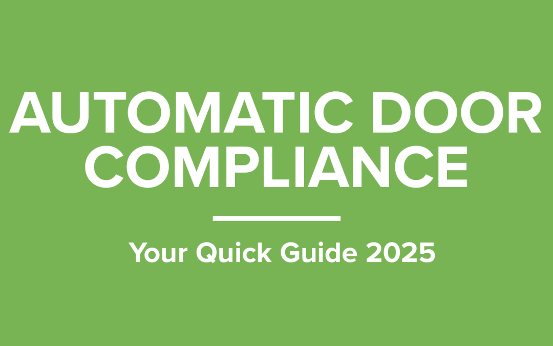 Automatic Door Safety & Compliance Checklist 2025